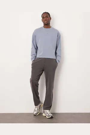 ASOS Joggers gris lavado de pernera recta de