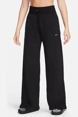 Nike Joggers negros de pernera ancha Phoenix Fleece de