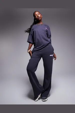 Kaiia Joggers de pernera ancha con logo de (parte de un conjunto)