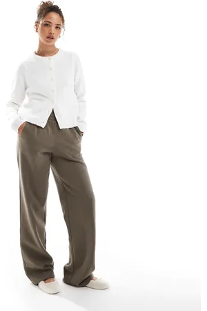 JJXX Joggers de chándal caquis de pernera ancha de -Marrón