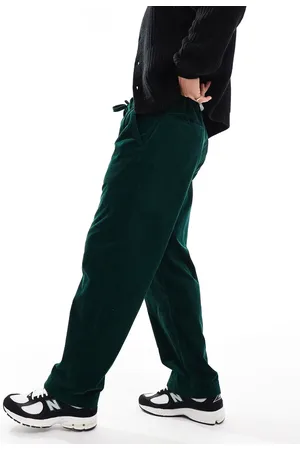 Ralph Lauren Pantalones de corte recto con pinzas de pana Easy de