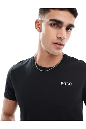 Ralph Lauren Camiseta negra de estar por casa de -Negro
