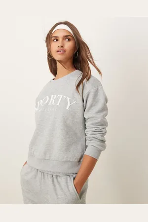 Urban Threads Sudadera de estar por casa con estampado "Sporty" de