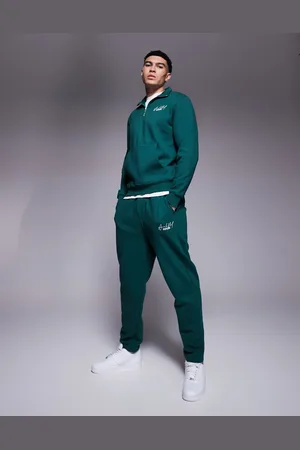 River Island Joggers verdes con estampado "Ame le Nuit" de (parte de un conjunto)
