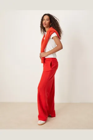 ASOS Joggers negros de pernera ancha con cordón ajustable de tejido muy suave de