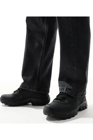 Columbia Botas de senderismo negras resistentes al agua Newton Ridge Plus II de