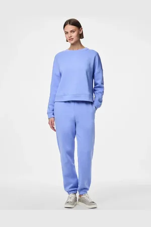 Pieces® Pantalones de chándal azul de