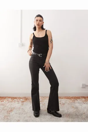 Wrangler Vaqueros de campana negros Fierce de