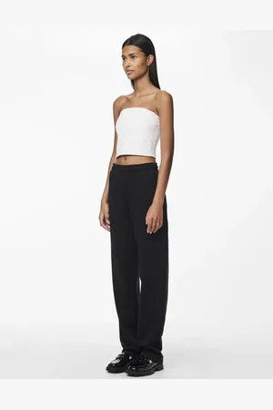 Pieces® Pantalones de chándal negros de