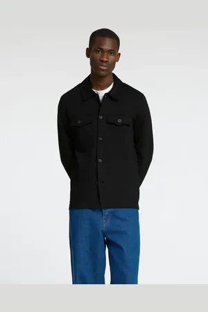 SELECTED Sobrecamisa negra de