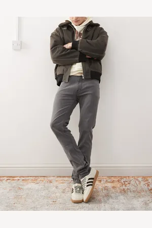 Cheap Monday Vaqueros muy elásticos de corte pitillo con lavado gris de