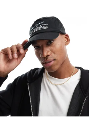 JACK & JONES Gorra negra con logo Originals de