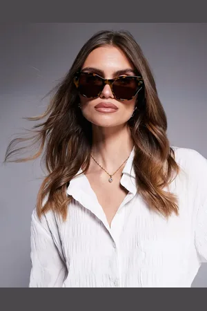 Quay Australia Gafas de sol efecto carey estilo ojos de gato Chit Chat de Quay