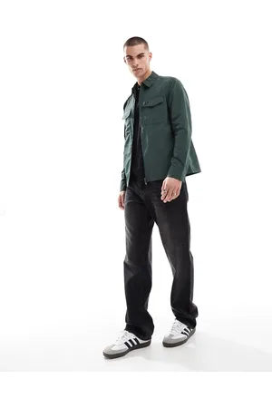 Fred Perry Sobrecamisa oscuro técnica con cremallera de