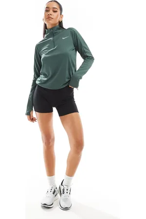 Nike Pantalones cortos de 5" negros de talle alto Dri-FIT de Nike One Training