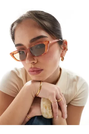 Aire Gafas de sol carey vintage con montura estrecha Titania de