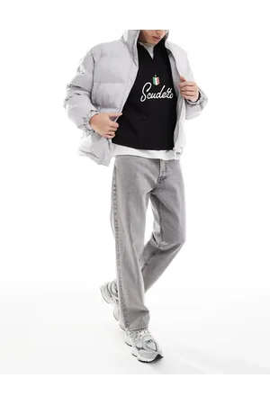 JACK & JONES Vaqueros holgados con lavado gris Eddie de