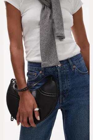 MANGO Bolso redondeado con detalles calados de
