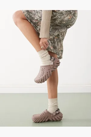 Crocs Zuecos marrón trufa Echo de