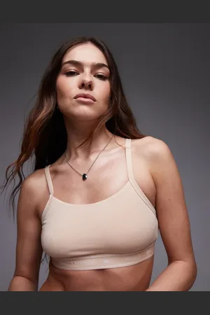 Lacoste Bralette con cinta del logo de -Neutro