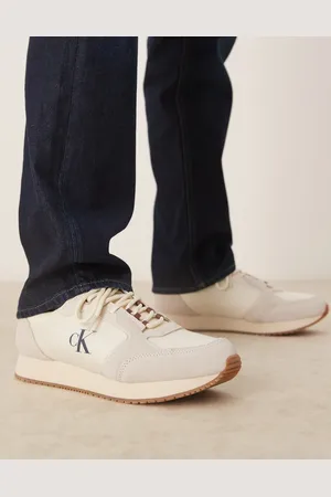 Calvin Klein Zapatillas de deporte beis con suela de goma Runner de -Neutro