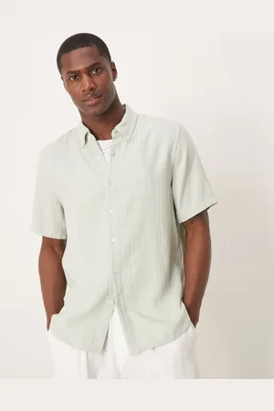 Abercrombie & Fitch Camisa de manga corta de lino de