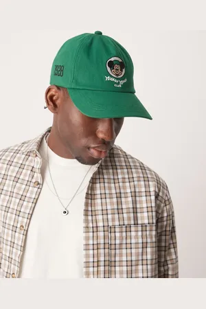 ASOS Gorra verde con bordado vintage de Mickey Mouse de Disney de