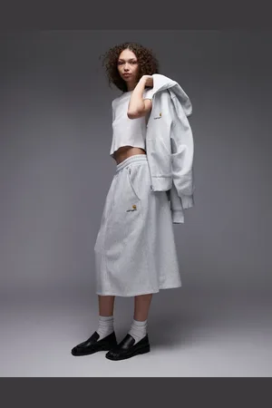 Carhartt Falda jaspeado con logo de texto de tejido de sudadera American Script de