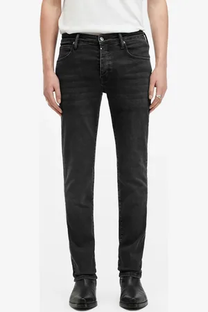 AllSaints Vaqueros negro lavado Sid de