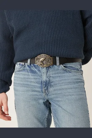 ASOS Cinturón con hebilla pulida de