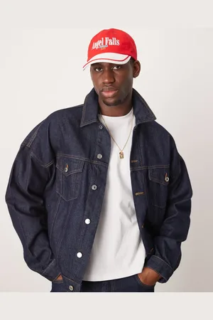 ASOS Gorra roja con visera en contraste de