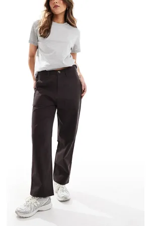 Kavu Pantalones marrones de pernera ancha Peri de