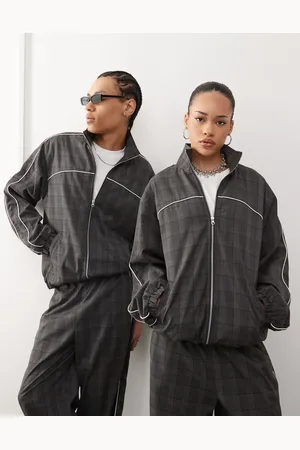 COLLUSION Chaqueta Harrington a deportivos de Unisex (parte de un conjunto)-Multicolor