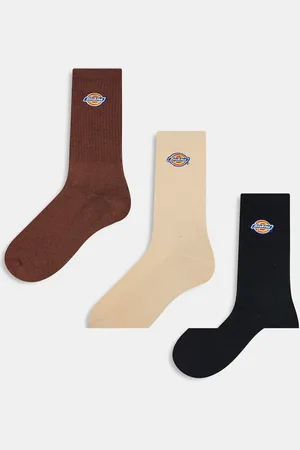 Dickies Pack de 3 pares de calcetines deportivos de tonos marrones Valley Grove de