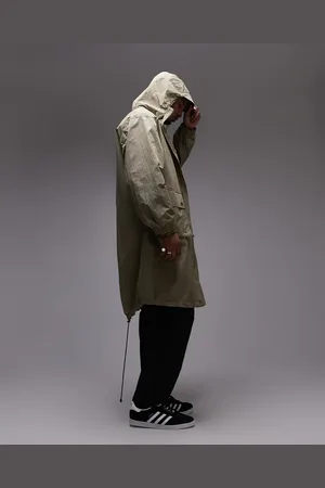 Topman Parka ligera de tejido antidesgarros de -Verde