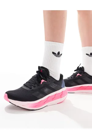 adidas Zapatillas de deporte negras y rosas Adistar 3 de adidas Running