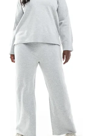 New Look Pantalones de pernera ancha de punto de New Look Curve (parte de un conjunto)