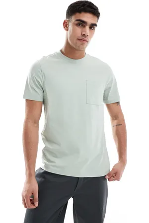 Farah Camiseta salvia con bolsillo Stacy de