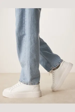 ASOS Zapatillas de deporte blancas con cordones de