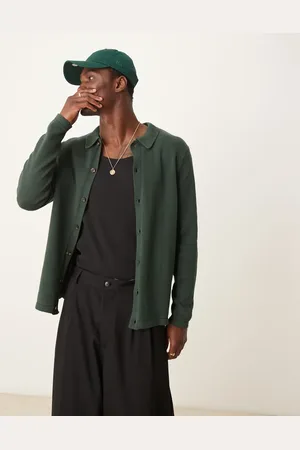 ASOS Cárdigan con botones de punto de grosor medio de