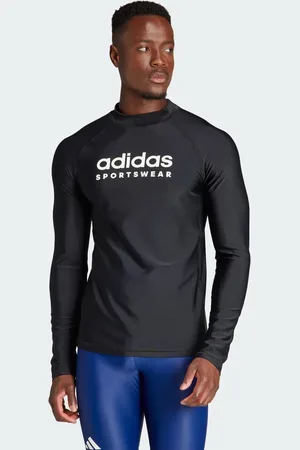 adidas Camiseta protectora negra de manga larga de adidas