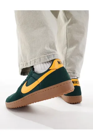 Nike Zapatillas de deporte verdes y doradas Field General de