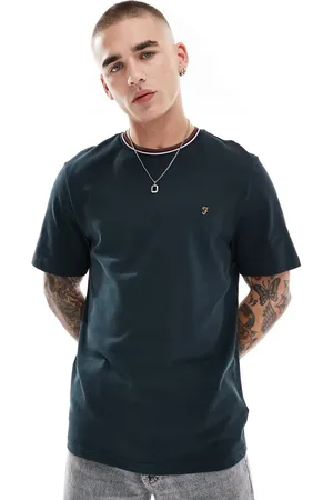 Farah Camiseta con ribetes en el cuello Alvin de