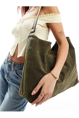 Glamorous Bolso tote grande lavado de -Marrón