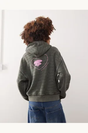 A Bathing Ape Sudadera oscuro con capucha y estampado trasero del logo de