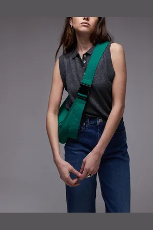 Topshop Bandolera guateada con bolsillo delantero de nailon Cora de -Multicolor