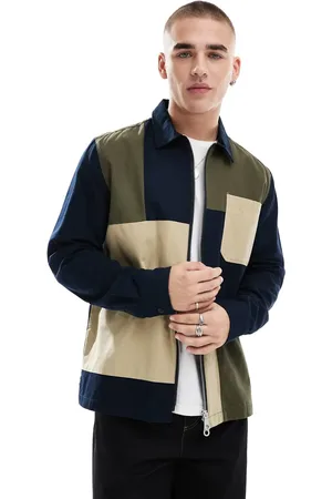 Farah Chaqueta con patrón de patchwork y cremallera Burleigh de