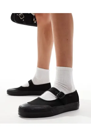 Vans Merceditas negro tiple de