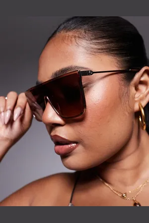 Quay Australia Gafas de sol rosa rubor estilo visor Nightfall Remixed de Quay