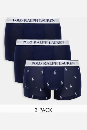 Ralph Lauren Pack de 3 calzoncillos con estampado integral del logo de caballo de